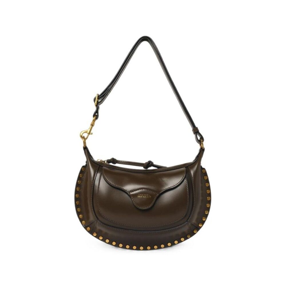 Isabel Marant Women Moon Pocket Leather Shoulder Bag